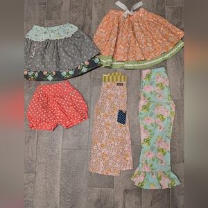 Matilda Jane Gray and Orange Skirt Collection